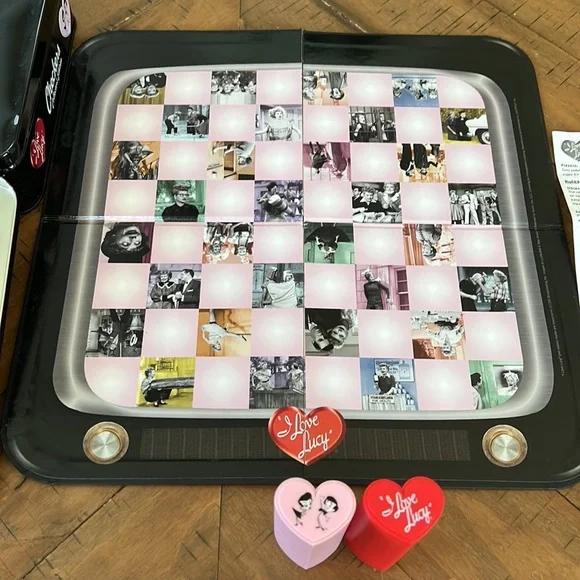 ❤️ I love Lucy Checkers Set ❤️
